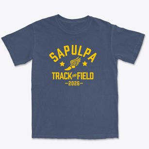 Sapulpa High School Track and Field Premium Heavyweight T-shirt