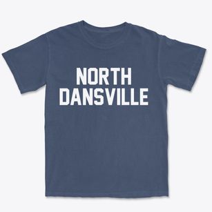 North Dansville New York Classic Block Premium Heavyweight T-shirt