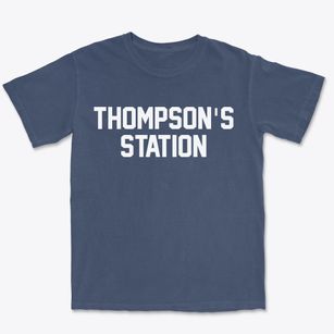 Thompson's Station Tennessee Classic Block Premium Heavyweight T-shirt