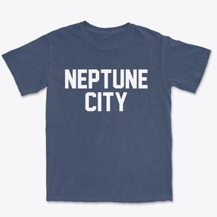 Neptune City New Jersey Classic Block Premium Heavyweight T-shirt