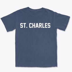 St. Charles Minnesota Classic Block Premium Heavyweight T-shirt