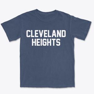 Cleveland Heights Ohio Classic Block Premium Heavyweight T-shirt