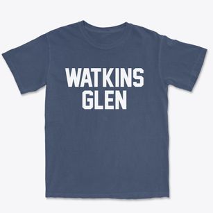 Watkins Glen New York Classic Block Premium Heavyweight T-shirt