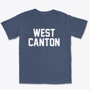 West Canton North Carolina Classic Block Premium Heavyweight T-shirt