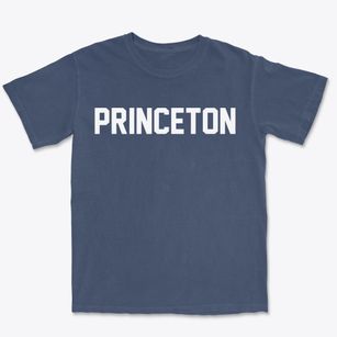 Princeton North Carolina Classic Block Premium Heavyweight T-shirt