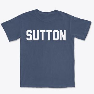 Sutton West Virginia Classic Block Premium Heavyweight T-shirt