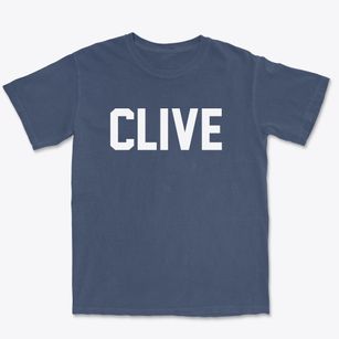 Clive Iowa Classic Block Premium Heavyweight T-shirt