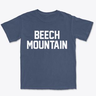 Beech Mountain North Carolina Classic Block Premium Heavyweight T-shirt