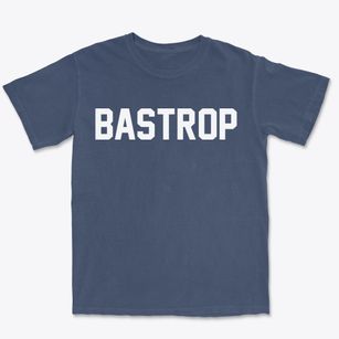 Bastrop Texas Classic Block Premium Heavyweight T-shirt