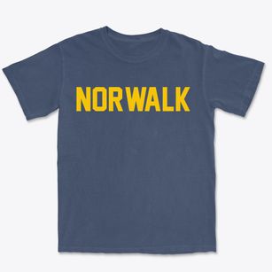 Norwalk California Classic Block Premium Heavyweight T-shirt