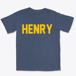 Henry Nebraska Classic Block Premium Heavyweight T-shirt