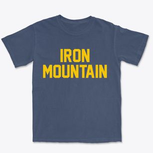 Iron Mountain Michigan Classic Block Premium Heavyweight T-shirt