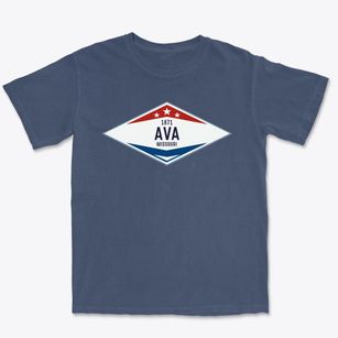 Ava Missouri Diamond Star Premium Heavyweight T-shirt