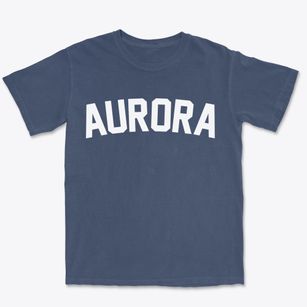 Aurora Oregon Classic Curve Premium Heavyweight T-shirt