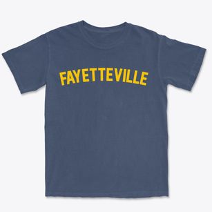 Fayetteville New York Classic Curve Premium Heavyweight T-shirt