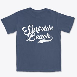 Surfside Beach South Carolina Vintage Team Premium Heavyweight T-shirt