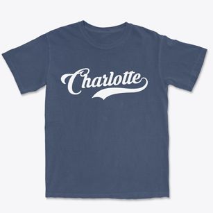 Charlotte North Carolina Vintage Team Premium Heavyweight T-shirt