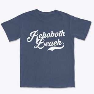 Rehoboth Beach Delaware Vintage Team Premium Heavyweight T-shirt