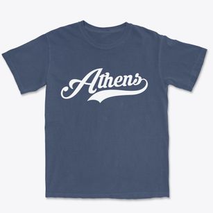 Athens Maine Vintage Team Premium Heavyweight T-shirt