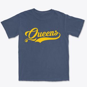 Queens New York Vintage Team Premium Heavyweight T-shirt