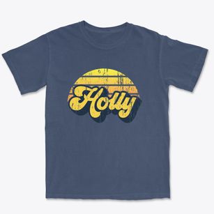 Holly Michigan Sublime Sunset Premium Heavyweight T-shirt