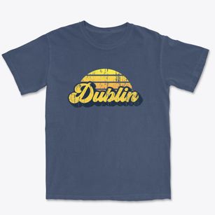 Dublin California Sublime Sunset Premium Heavyweight T-shirt