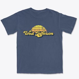 West Jefferson Ohio Sublime Sunset Premium Heavyweight T-shirt