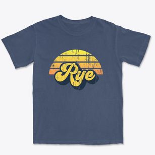 Rye New York Sublime Sunset Premium Heavyweight T-shirt