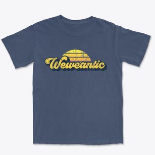 Weweantic Massachusetts Sublime Sunset Premium Heavyweight T-shirt