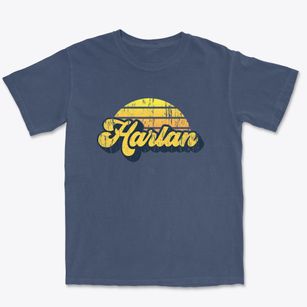 Harlan Kentucky Sublime Sunset Premium Heavyweight T-shirt