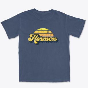 Hermon New York Sublime Sunset Premium Heavyweight T-shirt