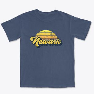 Newark Maryland Sublime Sunset Premium Heavyweight T-shirt
