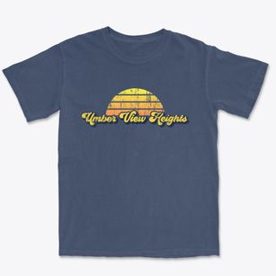 Umber View Heights Missouri Sublime Sunset Premium Heavyweight T-shirt