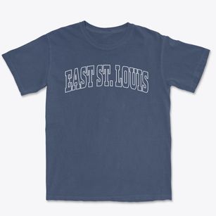 East St. Louis Illinois Trendy Block Premium Heavyweight T-shirt
