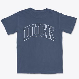 Duck North Carolina Trendy Block Premium Heavyweight T-shirt