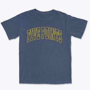 Five Points Ohio Trendy Block Premium Heavyweight T-shirt
