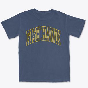 Fish Hawk Florida Trendy Block Premium Heavyweight T-shirt