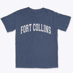 Fort Collins Colorado Varsity Premium Heavyweight T-shirt