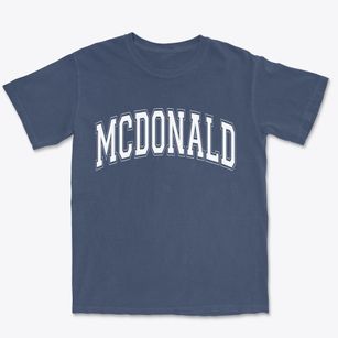 Mcdonald Kansas Varsity Premium Heavyweight T-shirt