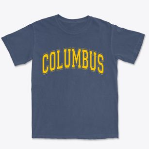 Columbus Ohio Varsity Premium Heavyweight T-shirt