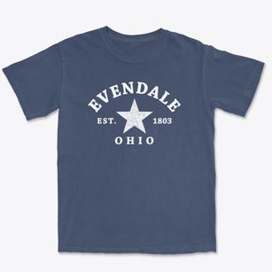 Evendale Ohio Star Premium Heavyweight T-shirt