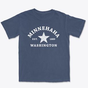 Minnehaha Washington Star Premium Heavyweight T-shirt