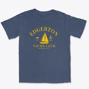Edgerton Wyoming Yacht Club Premium Heavyweight T-shirt
