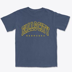Falls City Nebraska Inline Premium Heavyweight T-shirt