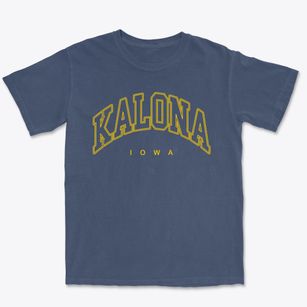 Kalona Iowa Inline Premium Heavyweight T-shirt