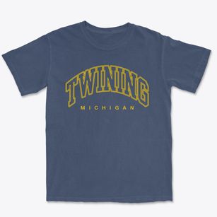 Twining Michigan Inline Premium Heavyweight T-shirt
