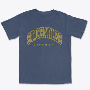 St. Charles Missouri Inline Premium Heavyweight T-shirt