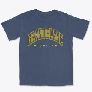 Grand Blanc Michigan Inline Premium Heavyweight T-shirt