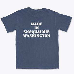 Snoqualmie Washington Classic 70s Premium Heavyweight T-shirt