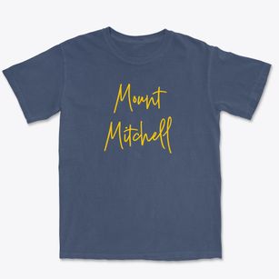Mount Mitchell North Carolina Freestyle Premium Heavyweight T-shirt